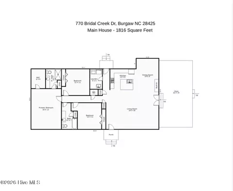 770 Bridal Creek Dr, Burgaw, NC 28425