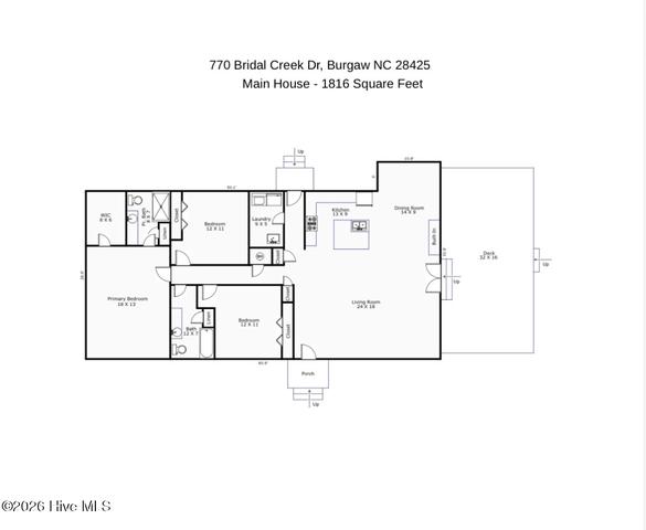 770 Bridal Creek Dr, Burgaw, NC 28425