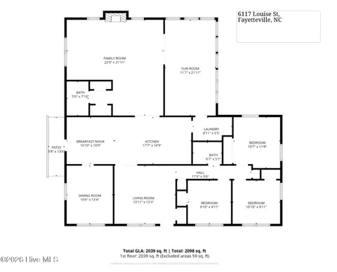6117 Louise St, Fayetteville, NC 28314
