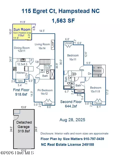 Floorplan - 115 Egret Ct, Hampstead, NC 28443 photo 1 of 1