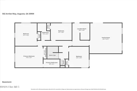 Floorplan - 502 Arnlee Way, Augusta, GA 30909 photo 3 of 3