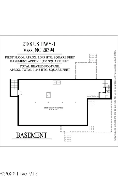 Floorplan - 2188 Us 1, Cameron, NC 28326 photo 2 of 2