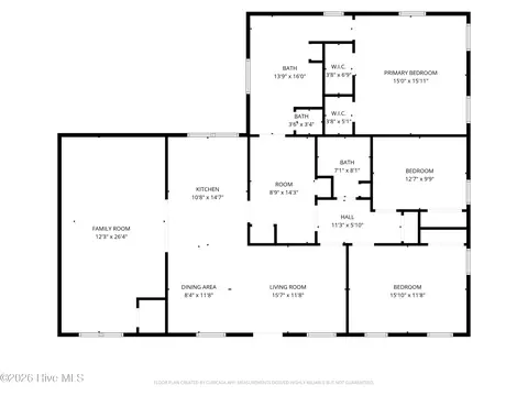 Floorplan - 2160 Bostic Mill Rd, Bartow, GA 30413 photo 1 of 1