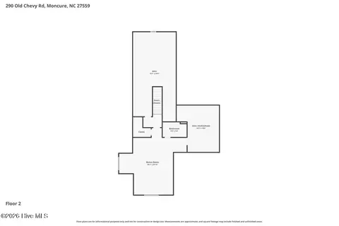 Floorplan - 290 Old Chevy Rd, Moncure, NC 27559 photo 2 of 2