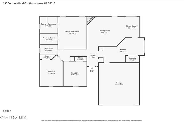 135 Summerfield Cir, Grovetown, GA 30813