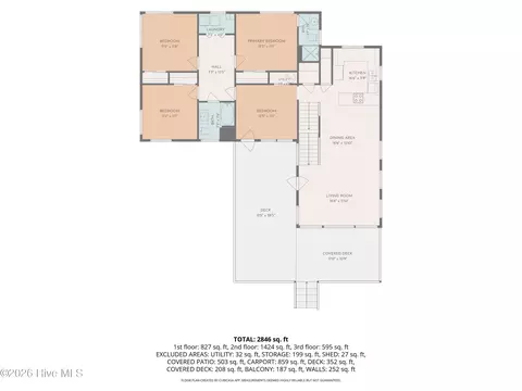 Floorplan - 113 Cedar Ln, Cedar Point, NC 28584 photo 3 of 4