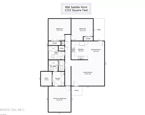 806 Saddle Pt, Wilmington, NC 28411