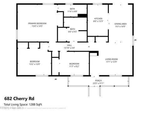 Floorplan - 682 Cherry Rd, Washington, NC 27889 photo 1 of 3