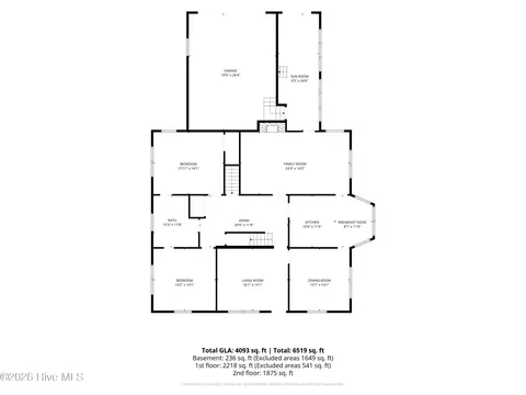 Floorplan - 581 Post Rd, Bath, NC 27808 photo 3 of 4