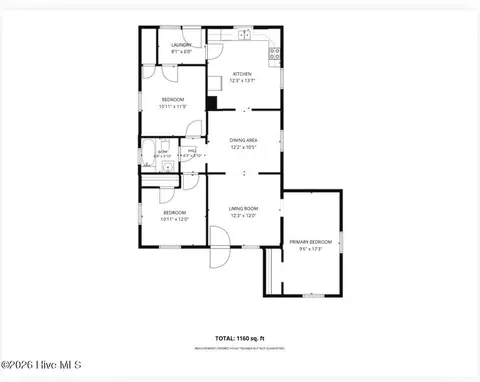 Floorplan - 906 Rice St, Hamlet, NC 28345 photo 1 of 1