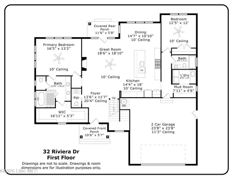 Floorplan - 32 Riviera Dr, Pinehurst, NC 28374 photo 1 of 2