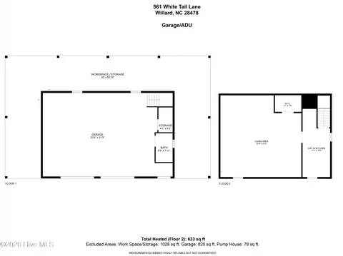 Floorplan - 561 White Tail Ln, Willard, NC 28478 photo 1 of 2