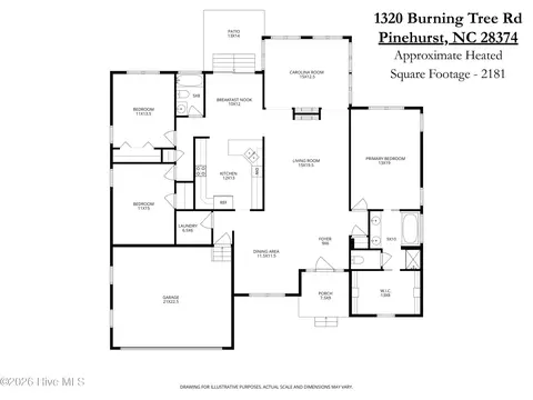 Floorplan - 1320 Burning Tree Rd, Pinehurst, NC 28374 photo 1 of 1