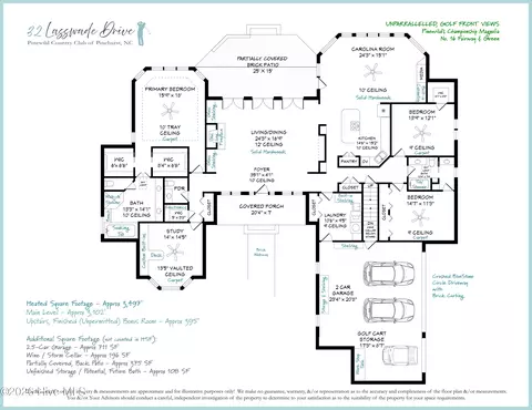 Floorplan - 32 Lasswade Dr, Pinehurst, NC 28374 photo 1 of 3