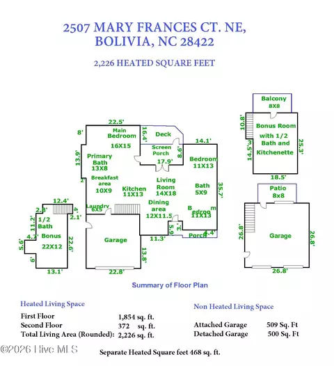 2507 Mary Frances Ct NE, Bolivia, NC 28422