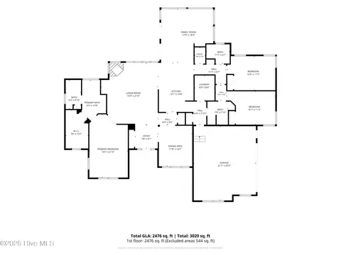 Floorplan - 209 Longleaf Dr, West End, NC 27376 photo 1 of 1