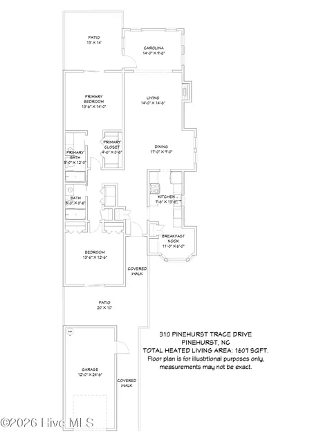 Floorplan - 310 Pinehurst Trace Dr, Pinehurst, NC 28374 photo 1 of 1