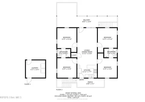 Floorplan - 228 E Second St, Ocean Isle Beach, NC 28469 photo 1 of 1