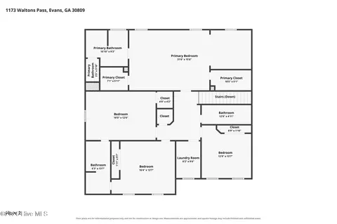 Floorplan - 1173 Waltons Pass, Evans, GA 30809 photo 3 of 3