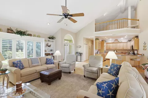 Living - 142 Oakleaf Dr, Pine Knoll Shores, NC 28512 photo 4 of 4