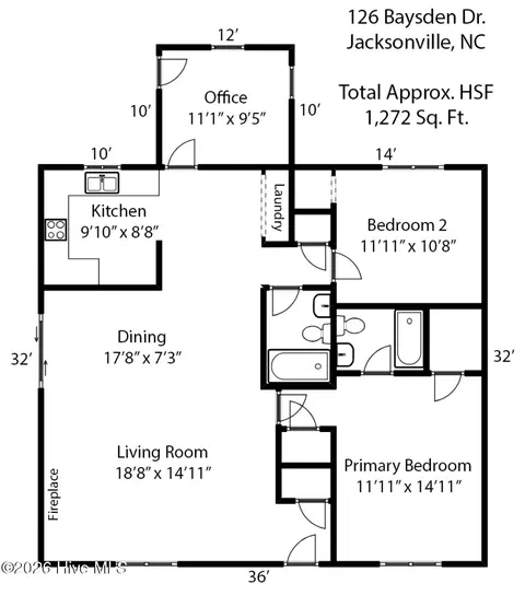 126 Baysden Dr, Jacksonville, NC 28540