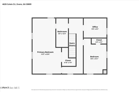 Floorplan - 4620 Calais Cir, Evans, GA 30809 photo 3 of 3
