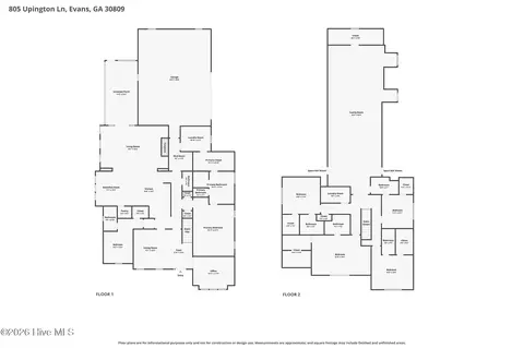 Floorplan - 805 Upington Ln, Evans, GA 30809 photo 1 of 3