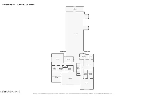 Floorplan - 805 Upington Ln, Evans, GA 30809 photo 3 of 3