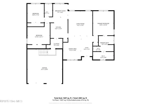 Floorplan - 2405 Longleaf Dr W, Pinehurst, NC 28374 photo 2 of 2