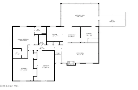 Floorplan - 282 Riggs Rd, Hubert, NC 28539 photo 1 of 4