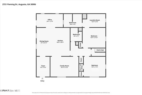 Floorplan - 2721 Fleming Dr, Augusta, GA 30906 photo 2 of 2