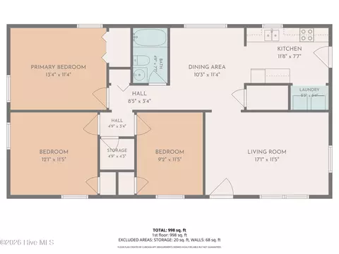 Floorplan - 1488 Colington Rd, Kill Devil Hills, NC 27948 photo 1 of 1