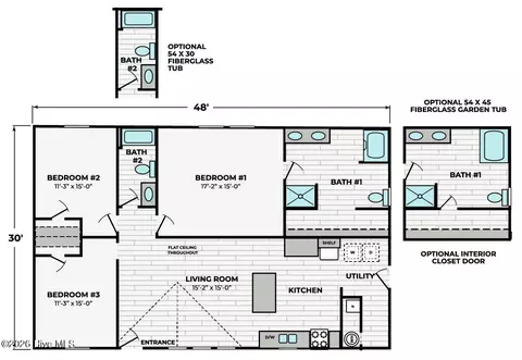 Floorplan - 152 Quail Point Dr, Hubert, NC 28539 photo 1 of 1