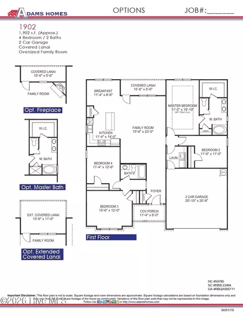 Floorplan - 143 Firethorn Cir, Wallace, NC 28466 photo 1 of 1