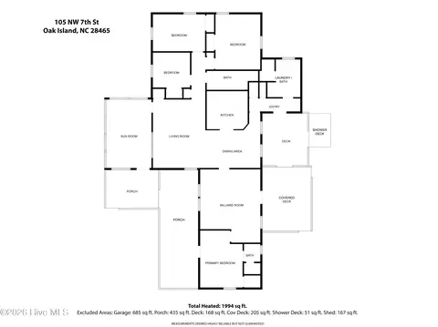 105 NW 7th St, Oak Island, NC 28465