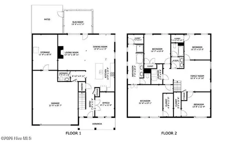 Floorplan - 58 E Maritt St, Hampstead, NC 28443 photo 3 of 3