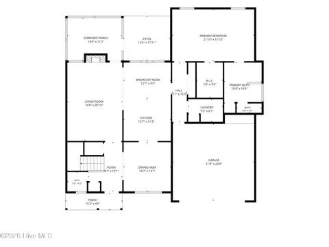 Floorplan - 5740 Whispering Pines Way, Evans, GA 30809 photo 3 of 3