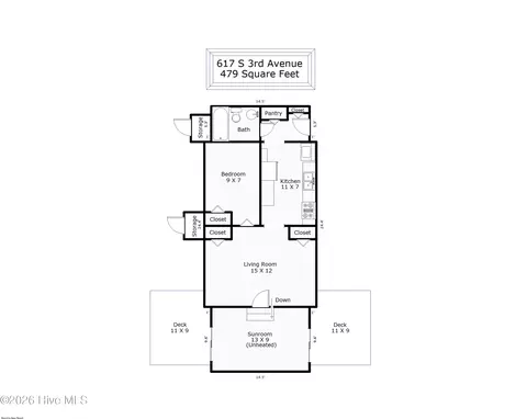 617 S Third Ave, Kure Beach, NC 28449