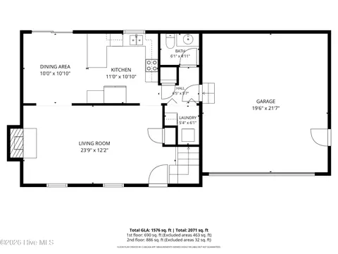 Floorplan - 302 Springcreek Ct, Hubert, NC 28539 photo 1 of 3