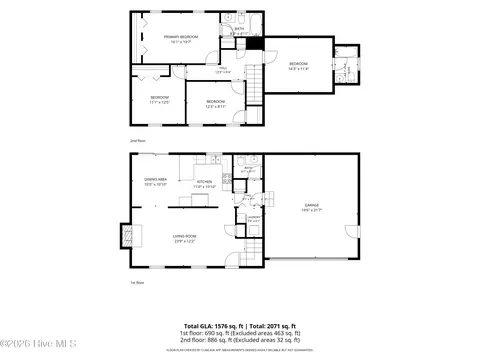 Floorplan - 302 Springcreek Ct, Hubert, NC 28539 photo 3 of 3