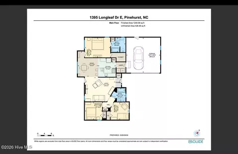 Floorplan - 1395 Longleaf Dr E, Pinehurst, NC 28374 photo 2 of 2