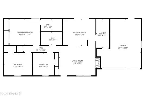 Floorplan - 409 E Volant St, Hubert, NC 28539 photo 1 of 2