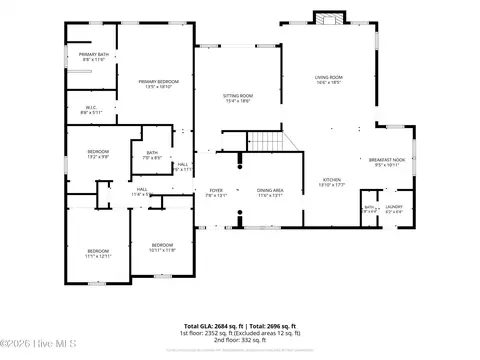Floorplan - 5105 Windmill Pl, Evans, GA 30809 photo 3 of 4