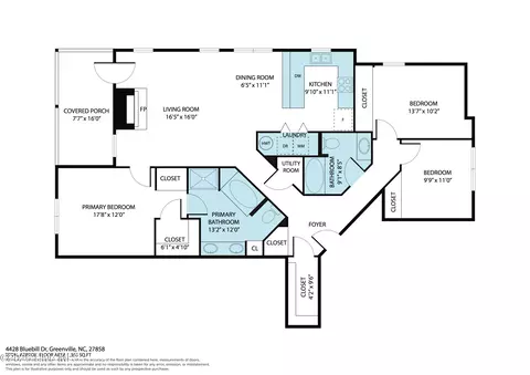 2715 Frances Ct, Grimesland, NC 27837