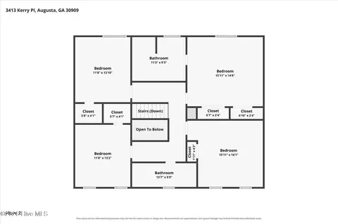 Floorplan - 3413 Kerry Pl, Augusta, GA 30909 photo 5 of 5