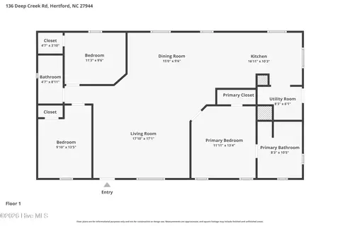 136 Deep Creek Rd, Hertford, NC 27944