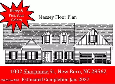 1002 Sharpnose St, New Bern, NC 28562