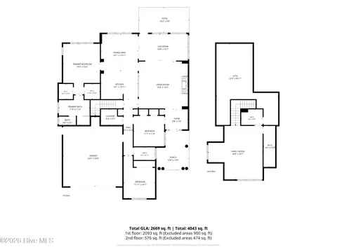 Floorplan - 2965 Pullen Dr, Leland, NC 28451 photo 3 of 3