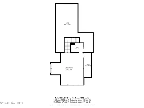 Floorplan - 2965 Pullen Dr, Leland, NC 28451 photo 2 of 3