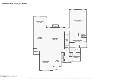 Floorplan - 204 Clyde Ave, Evans, GA 30809 photo 4 of 6